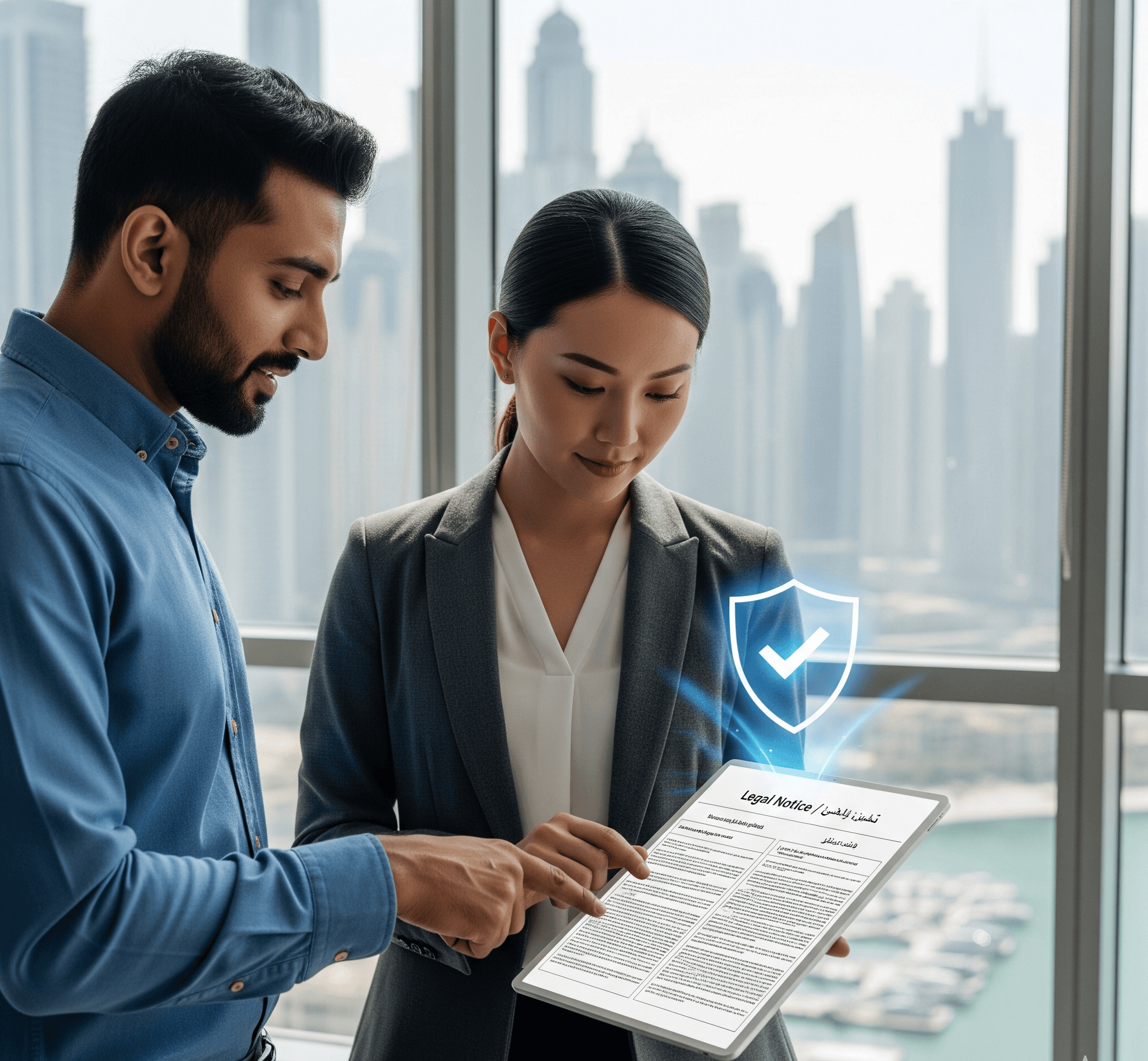 Legal notice and MOHRE complaint letter generator